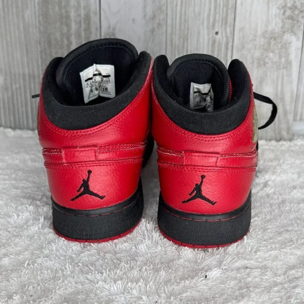 NIKE Air Jordan 1 Retro '97 TXT Gym Red/Black Size 6.5Y Youth